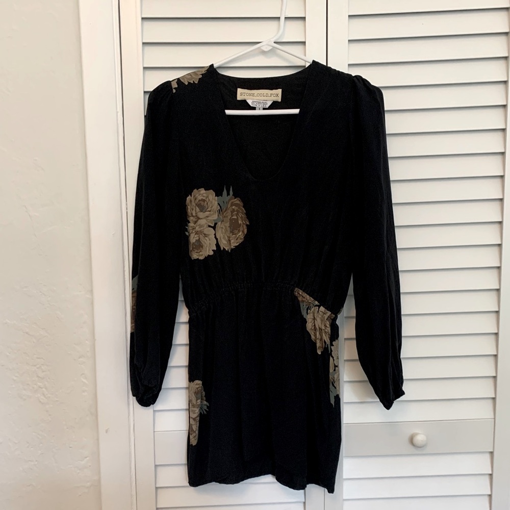 Stone Cold Fox Silk Dress Sz 1
